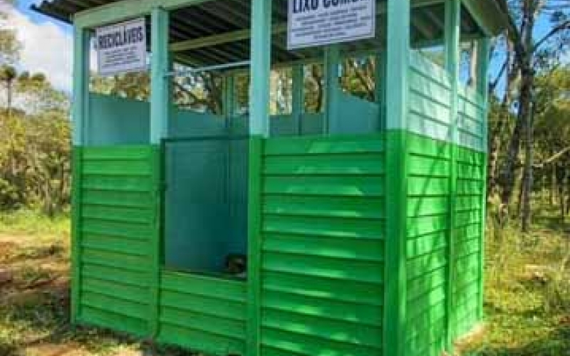 A SECRETARIA DE MEIO AMBIENTE ESTÁ CONSTRUINDO PONTOS DE ENTREGA VOLUNTÁRIA DE RESÍDUOS SÓLIDOS NAS COMUNIDADES DO INTER